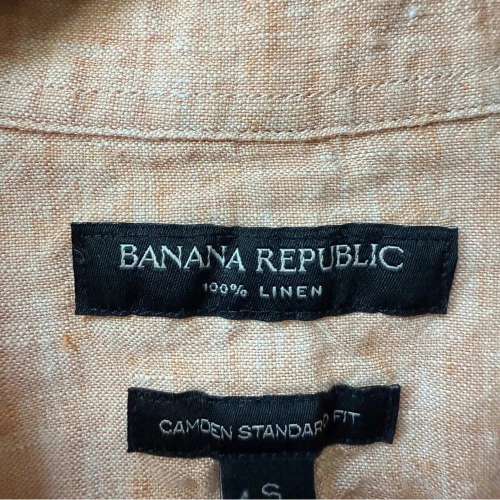 Banana Republic Linen Camden Button Up Shirt